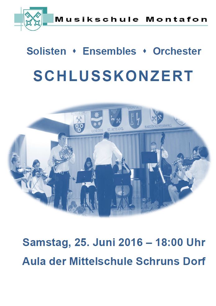 Schlusskonzert 2016