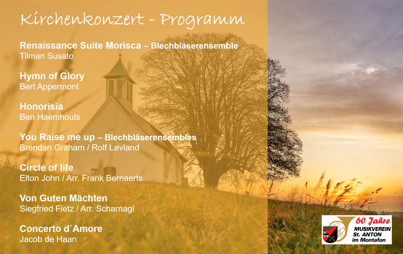 Kirchenkonzert - Programm